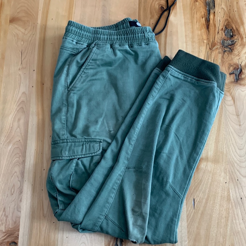 MILE END joggers/cargo green pants